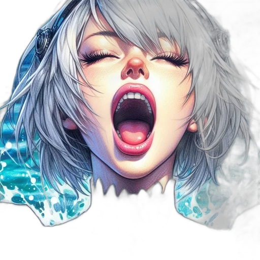 face, fantasy art, comic book art, concept art transparent PNG cut-out