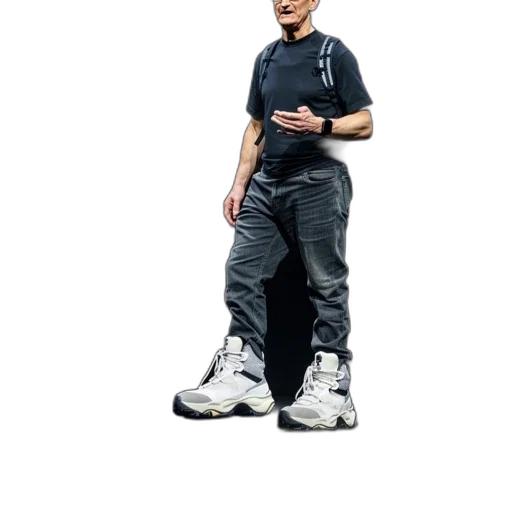 staff, shoes, robot, jacket transparent PNG cut-out