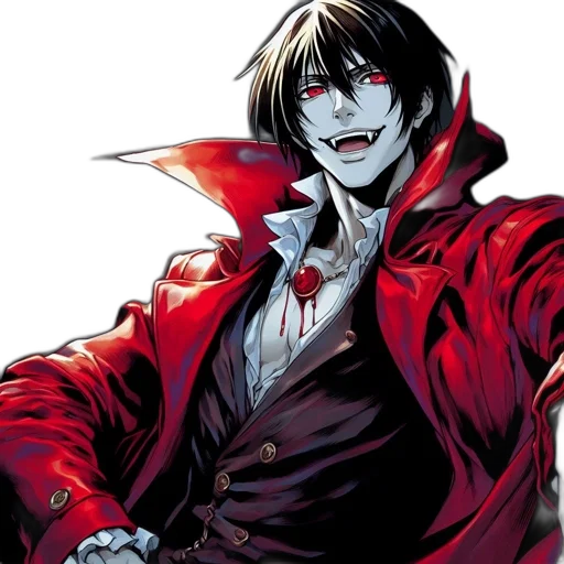 jacket, comic book art, concept art, red transparent PNG cut-out