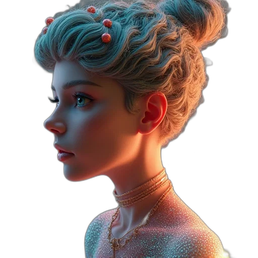 crown, jewelry, dress, face transparent PNG cut-out