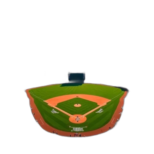 panoramic, view, baseball, stadium transparent PNG cut-out