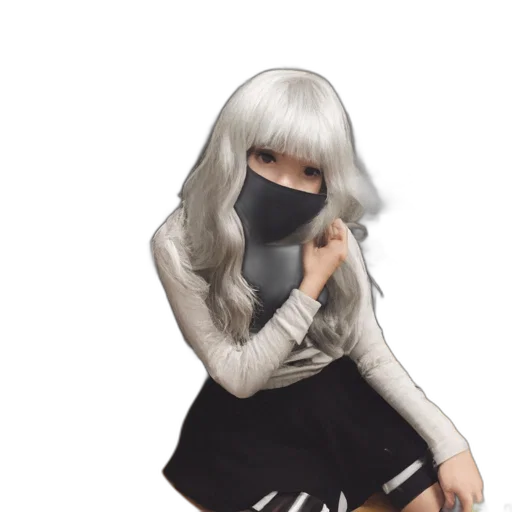 mask, dress, jacket, face transparent PNG cut-out
