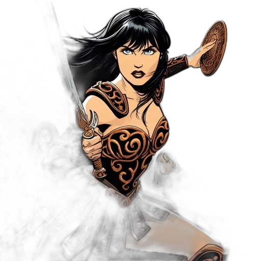 sword, comic book art, fantasy art, concept art transparent PNG cut-out