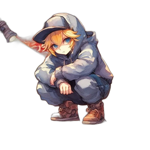 weapon, staff, sword, hat transparent PNG cut-out