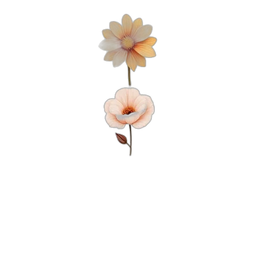 flower, crown, jewelry, staff transparent PNG cut-out