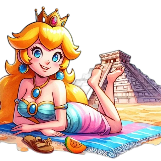 crown, dress, jewelry, pixel art transparent PNG cut-out