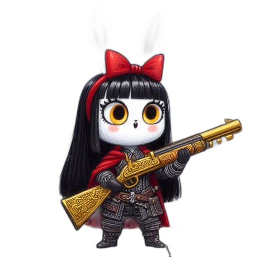 weapon, staff, animal, anime transparent PNG cut-out