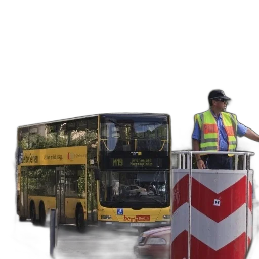 staff, robot, car, umbrella transparent PNG cut-out