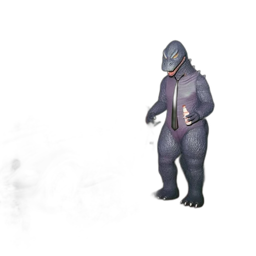 creature, animal, dragon, staff transparent PNG cut-out