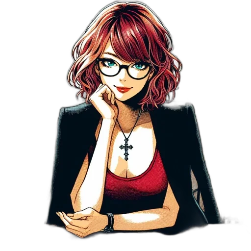 staff, dress, jacket, jewelry transparent PNG cut-out