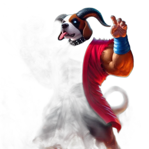 dragon, animal, staff, mask transparent PNG cut-out