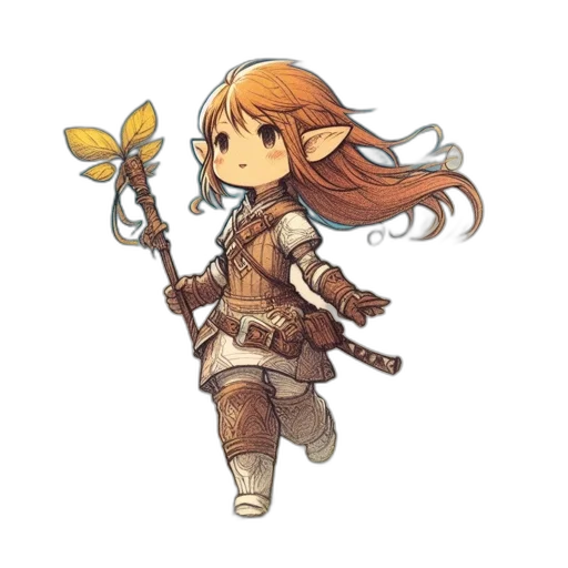 staff, weapon, flower, sword transparent PNG cut-out