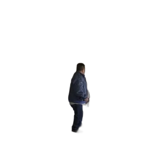 jacket, robot, staff, creature transparent PNG cut-out