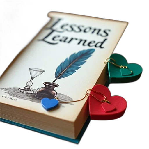 jewelry, book, titled, lessons transparent PNG cut-out