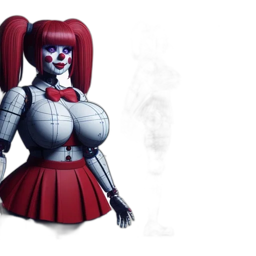 robot, concept art, 3d render, comic book art transparent PNG cut-out
