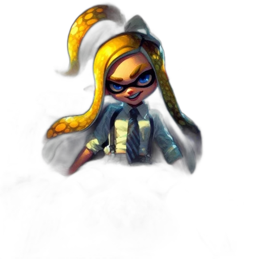 weapon, jacket, staff, mask transparent PNG cut-out