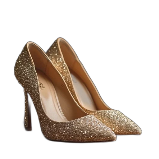 shoes, golden, rhine transparent PNG cut-out