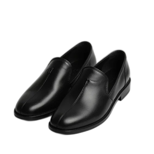 shoes, photorealistic, 3d render, black transparent PNG cut-out