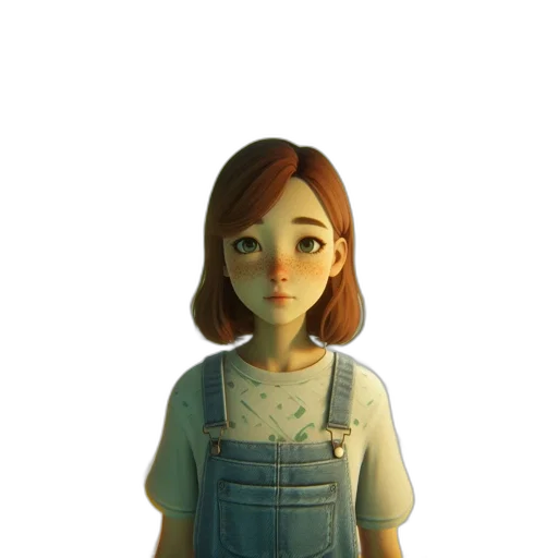 dress, face, robot, staff transparent PNG cut-out