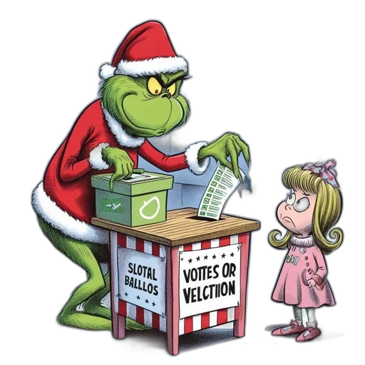 concept art, during, election, grinch transparent PNG cut-out