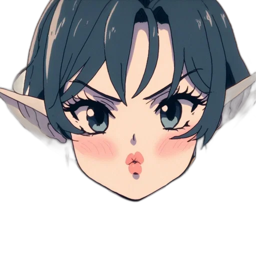 face, mask, creature, staff transparent PNG cut-out