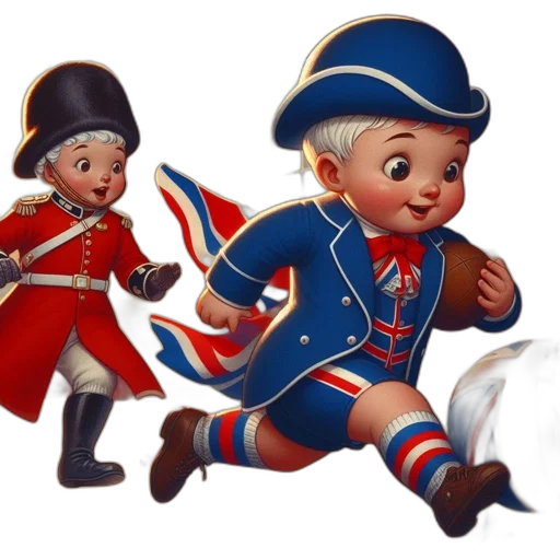concept art, two, animated, children transparent PNG cut-out