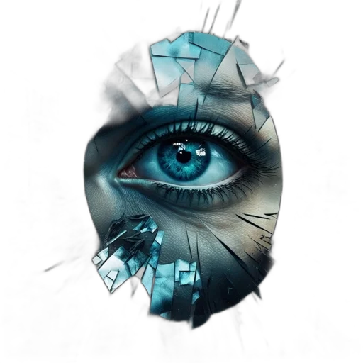 mask, robot, face, cyberpunk transparent PNG cut-out