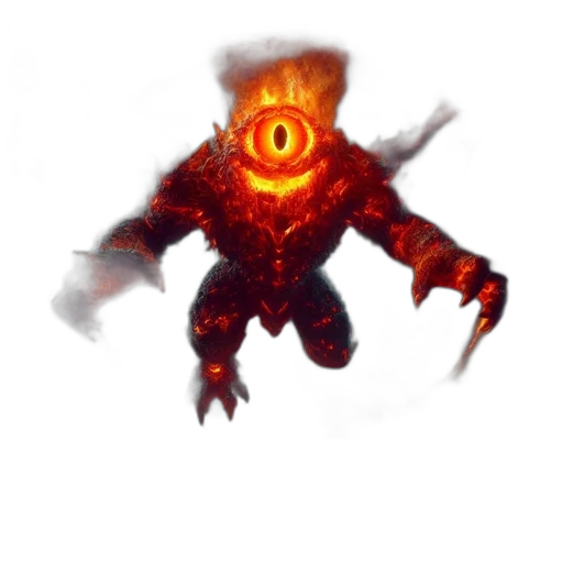 mask, creature, dragon, staff transparent PNG cut-out