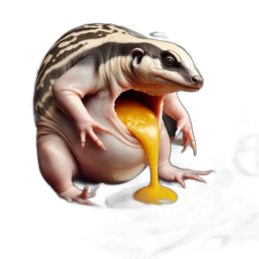 creature, animal, food, dragon transparent PNG cut-out
