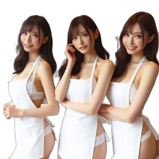 staff, dress, photorealistic, 3d render transparent PNG cut-out