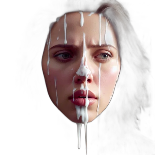 face, mask, robot, photorealistic transparent PNG cut-out