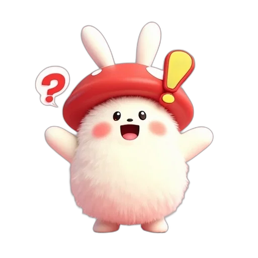 hat, creature, animal, staff transparent PNG cut-out
