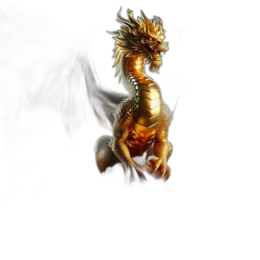 dragon, creature, animal, staff transparent PNG cut-out