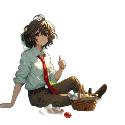 food, staff, hat, creature transparent PNG cut-out