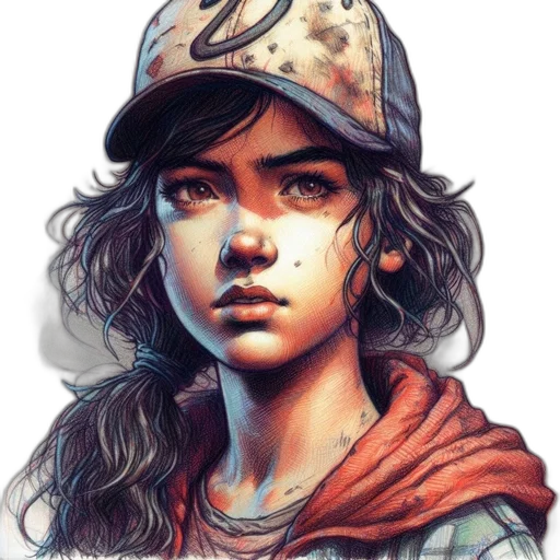 hat, face, jacket, weapon transparent PNG cut-out