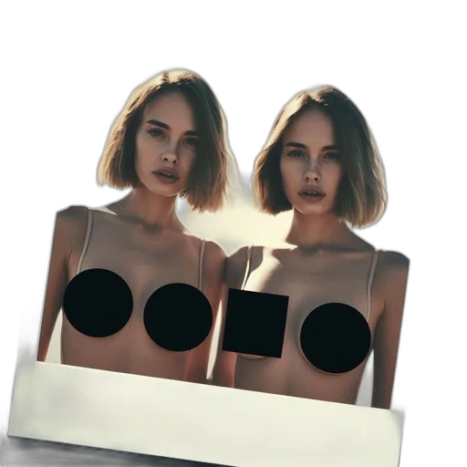 dress, jacket, hair, mask transparent PNG cut-out