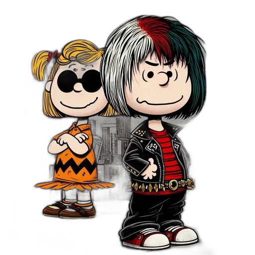 jacket, cartoon, comic book art, concept art transparent PNG cut-out