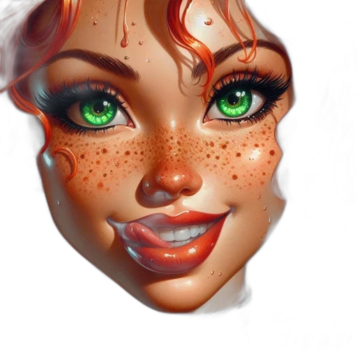 mask, face, photorealistic, 3d render transparent PNG cut-out