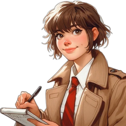 jacket, face, staff, watercolor transparent PNG cut-out
