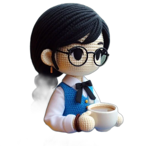 staff, 3d render, photorealistic, cartoon transparent PNG cut-out
