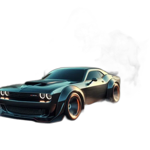 car, weapon, concept art, photorealistic transparent PNG cut-out