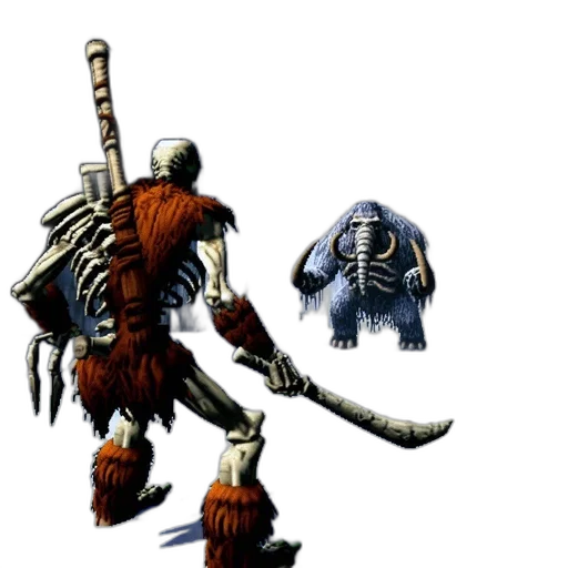 creature, staff, animal, weapon transparent PNG cut-out