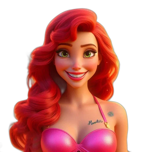 jewelry, dress, cartoon, 3d render transparent PNG cut-out