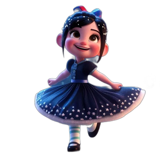 dress, robot, staff, crown transparent PNG cut-out