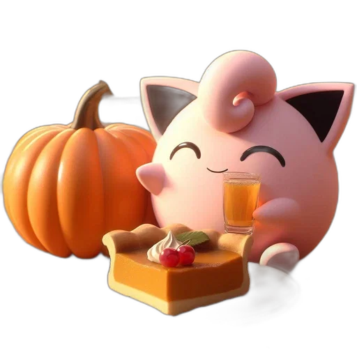 food, animal, creature, 3d render transparent PNG cut-out