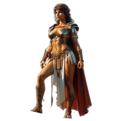 concept art, fantasy art, comic book art, 3d render transparent PNG cut-out