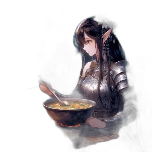 food, dragon, staff, sword transparent PNG cut-out