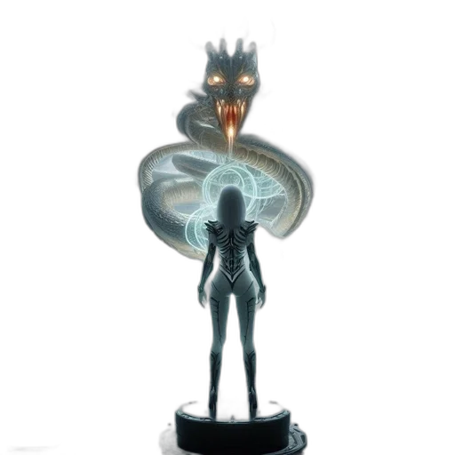 creature, concept art, 3d render, fantasy art transparent PNG cut-out