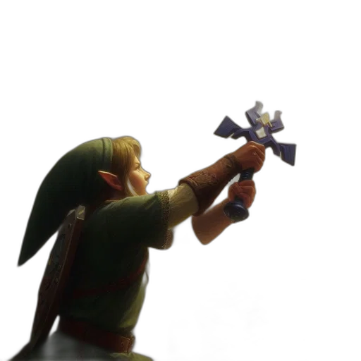 weapon, staff, sword, flower transparent PNG cut-out