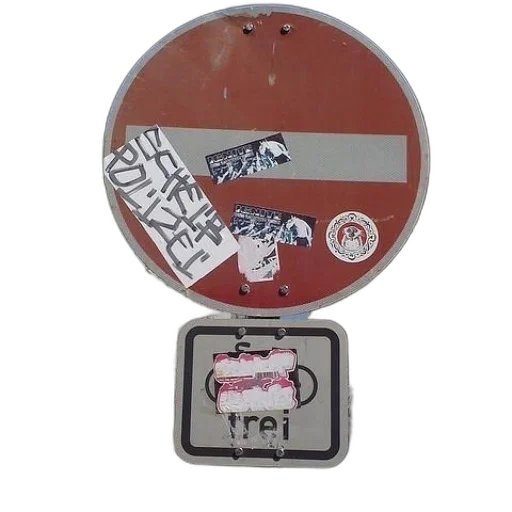 robot, red, sign, stickers transparent PNG cut-out